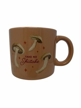Molly & Rex “Take No Shitake” Ceramic Coffee Cup 14.6 fl. Oz